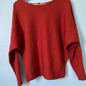 Women's Cyrus Rust Sweater cozy stylish small